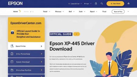 Epson XP-445 Driver Download – Official Guide from EpsonDriverCenter.com
